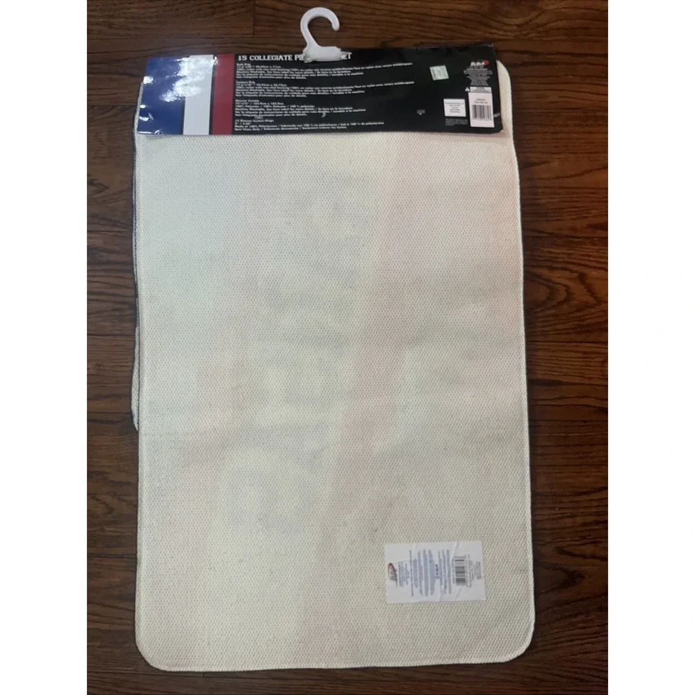 15 piece collegiate bath set kansas jayhawks Shower Curtain & Rings 2 Rugs